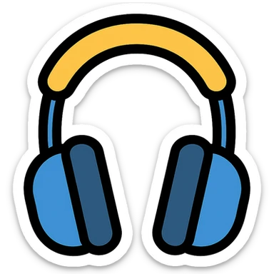 headphones sticker