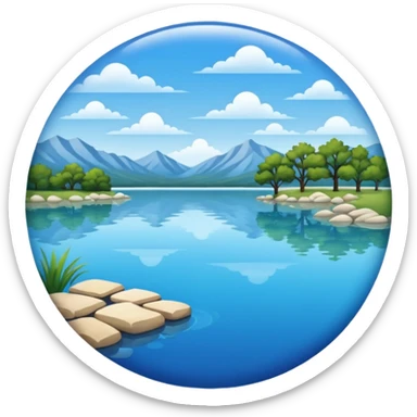 lake in Texas sticker