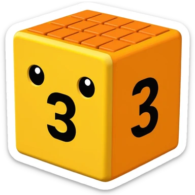 Numberblock 32 is a character made out of 32 blocks in a rectangle and 30 are yellow 2 are orange sticker