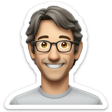 Will Wright (game designer) smiling sticker
