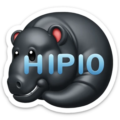 Hippopotomonstrosesquippedaliophobia sticker