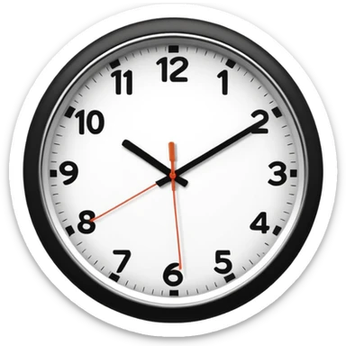 quiero un reloj  de pared 2pm  sticker