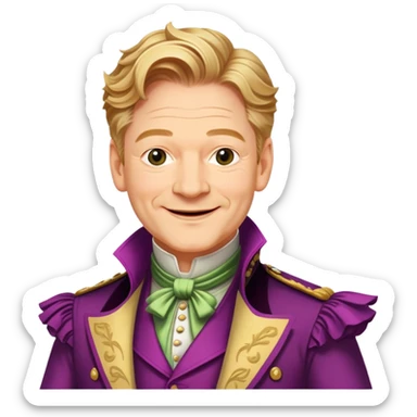 Kenneth Branagh is Gilderoy Lockhart in harry potter sticker