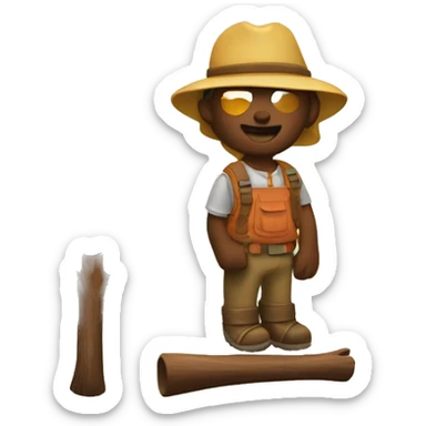 Woodsy emojis that have to do with sunshine camping mountains etc. sticker