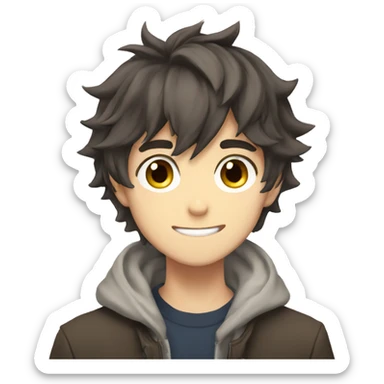 Anime boys  sticker