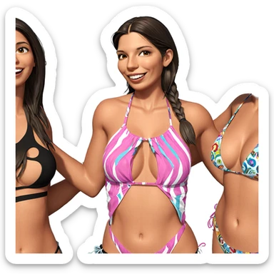 fun in the sun with friends sticker