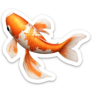 Koi fish sticker