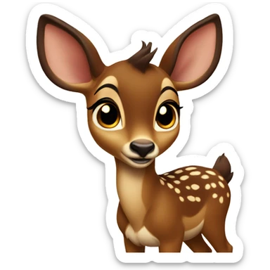 bambi  sticker