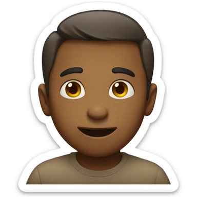 shy and impressed sticker