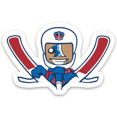 The Milwaukee admirals logo sticker