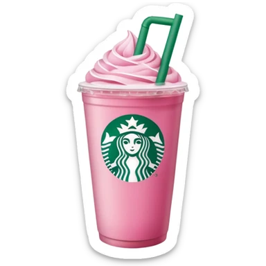 starbucks pink drink  sticker