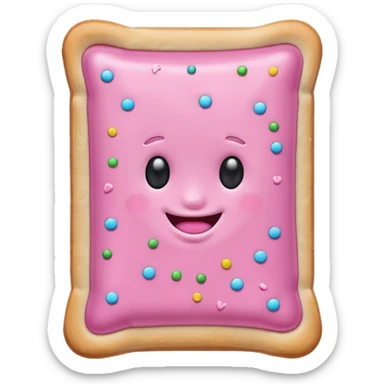 Make me a pop tart emoji that i can copy and paste in a text box sticker