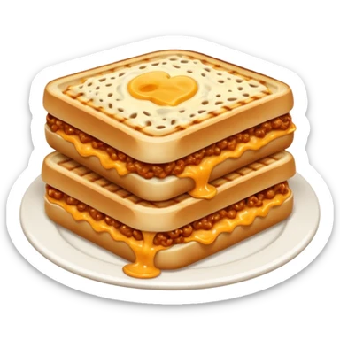 one panini Bolognese with cheese sticker