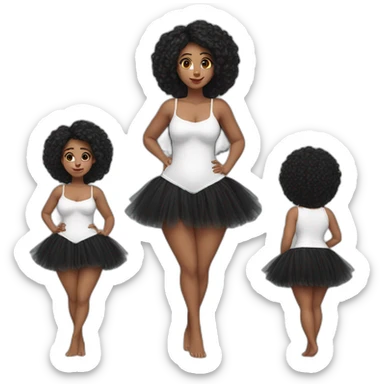 full-body-curvy-балерина-black-tutu-white-knickers all views sticker