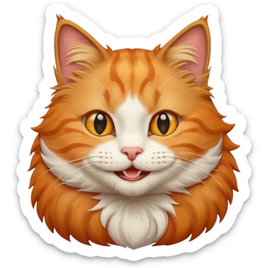 grinning cat sticker