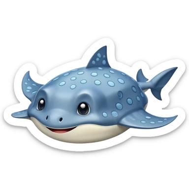 Stingray cute sticker