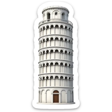 Leaning Tower Pisa sticker
