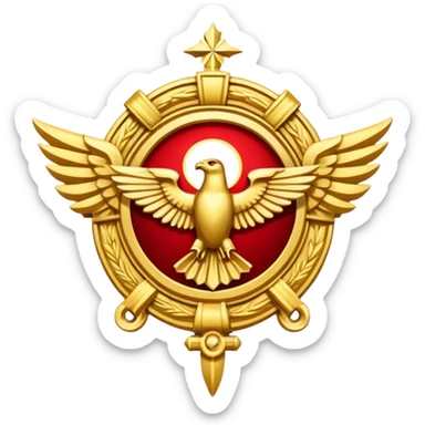 dominus' emblem holy  sticker