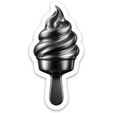 gothic ice cream sticker