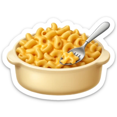 Macaroni and cheese sticker