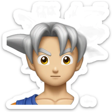 Goku ss bleu sticker