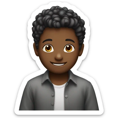 happy birthday little boy celebrating birthday (brother) sticker