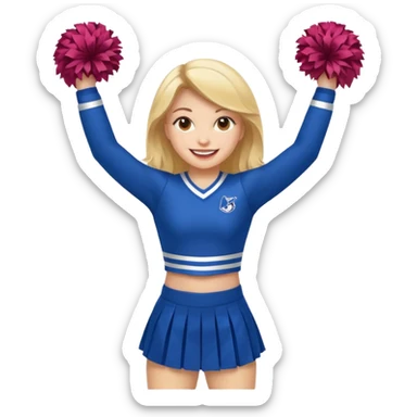 can you show the cheerleader's full body? sticker