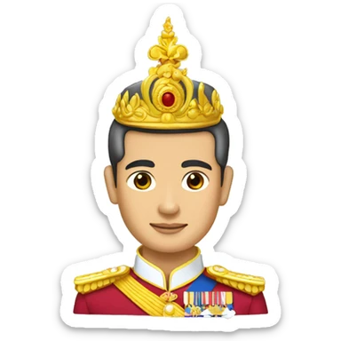 Maha Vajilalongkorn the king of Thailand sticker