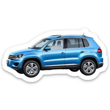 Tiguan volkswagen blue sticker