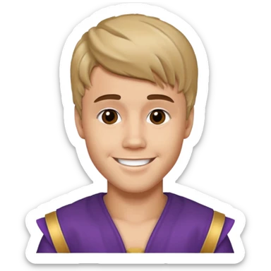 Justin bieber costume  sticker