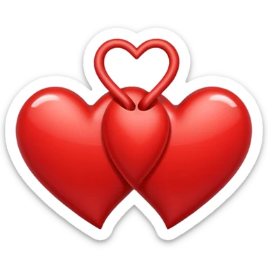 dos corazones sticker