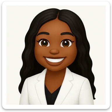 turn the second man in emoji style of the 1st image, match the facial features and match dressing style of the 2nd image, she is wearing white suit sticker