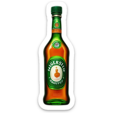 "Jägermeister bottle." sticker