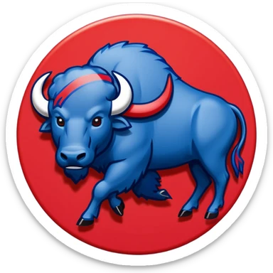 Buffalo bills logo sticker