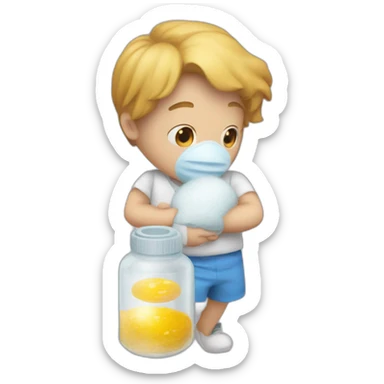 Utérus caring birthpill sticker