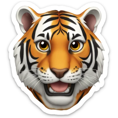 Bengal tiger in Atlanta  sticker