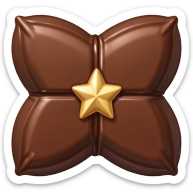 5 star chocolate as genmoji sticker