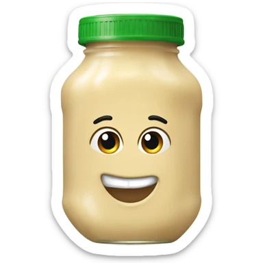 One mayo sauce sticker