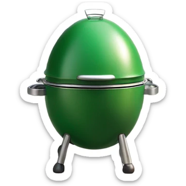 big green egg grill sticker