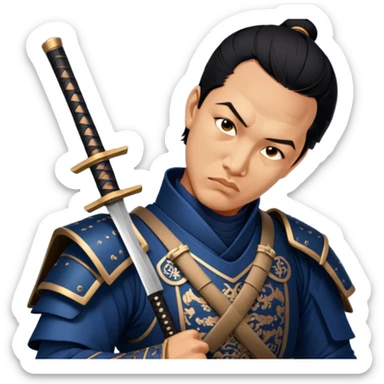 Vigilant Samurai sticker