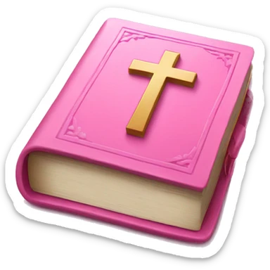 Pink bible sticker