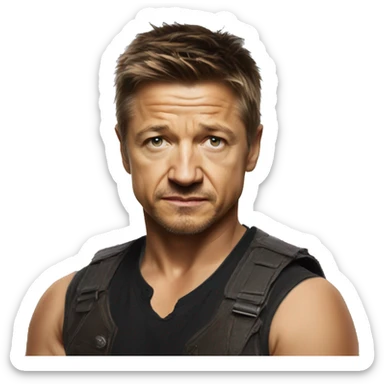 jeremy renner sticker