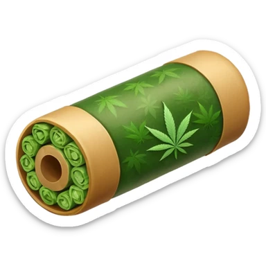 marijuana roll sticker