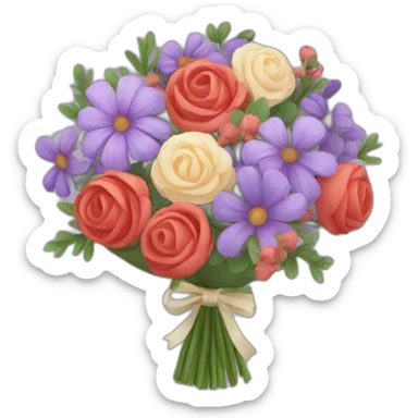bouquet sticker