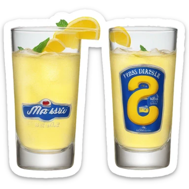 verre de Ricard Pastis de Marseille 51 sticker