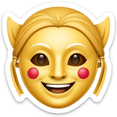 Bella ciao mask emoji sticker