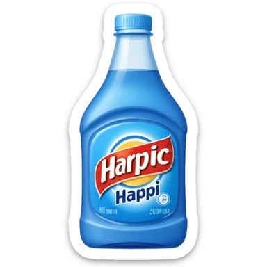 Harpic sticker