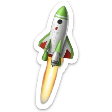 rocket with front replaced with yoda head sticker