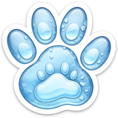 🐾🧊 sticker
