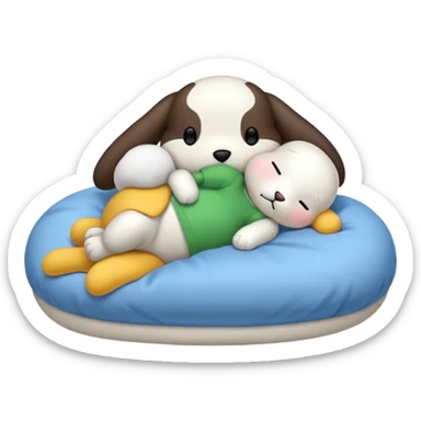 pochacco durmiendo  sticker
